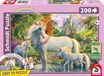 Schmidt Spiele Puzzle, "La Licorne et ses Poulains", 200 pièces, à partir de 8 ans