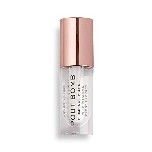 Makeup Revolution Pout Bomb Plumping Gloss Glaze - Ultimatige, hoogglanzende lipgloss - voor de perfecte smeermond - 1 stuk