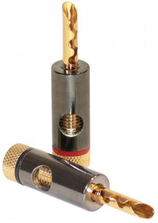 Dynavox Banaanstekkerset - 4 stuks