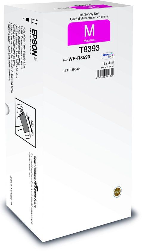 Epson C13T83934N inktcartridge 1 stuk(s) Origineel Hoog (XL) rendement Magenta