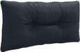 vidaXL Coussin de dossier PUTTEN 100% Polyester Bleu foncé 80 x 40 x 10 cm