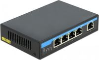 Delock Gigabit Ethernet Switch 4 Port PoE + 1 RJ45