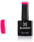 Blue Sky Christmas Glitter Gel Nail Polish, Tender Kiss Dc20, Bright Pink Glitter, 10 ml (Requires Drying Under UV LED Lamp)