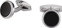 Breil Manchetknopen CUFFLINK-CODE collectie van staal en onyx voor heren