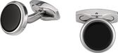 Breil Manchetknopen CUFFLINK-CODE collectie van staal en onyx voor heren