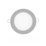 Zarivy Mini-LED-inbouwlamp, rond, 6 W, 4000 K, daglicht, elegant, verchroomd