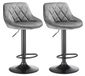 Tabourets de bar en velours