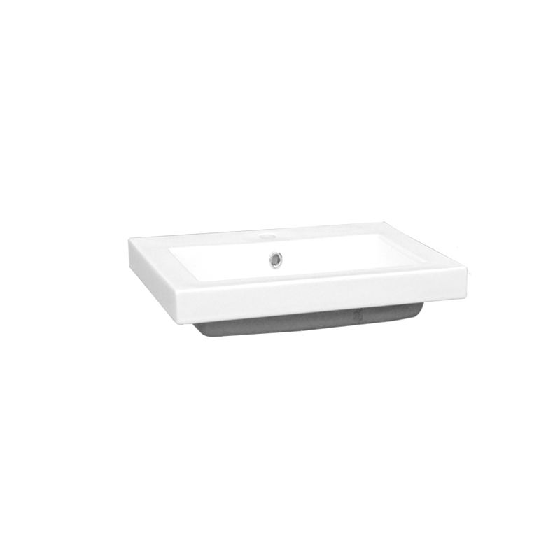 Badkamerplanet Ceramico Wastafel Keramiek Wit 60x47x5 cm