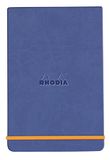 RHODIA 194391C - Hardcover Webnotepad Notitieboek Saffier - A5 14,8 x 21 cm - Gelijnd - 192 Afscheurbare Pagina's - Clairefontaine Ivoor Papier 90 g/m² - Leeslint, Elastieksluiting - Imitatieleer - Rhodiarama