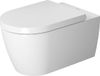 Duravit ME by Starck Wandcloset, Rimless, HygieneGlaze, Wit