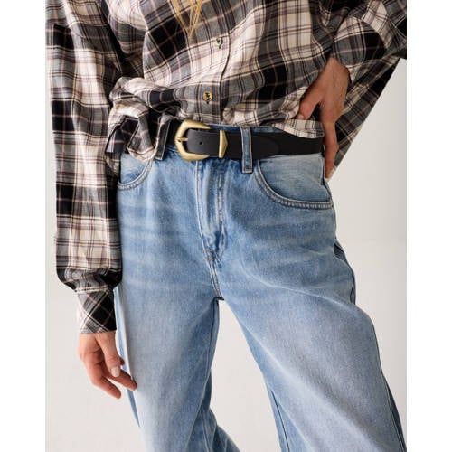 Summum Western Belt Black Leather
