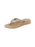 ILSE JACOBSEN Teenslipper 'Cheerful 08M' lichtbruin / goud / wit
