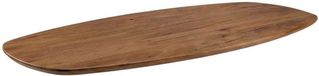 LABEL51 Plateau de table Danois Ovale Plateau de table - 1407 - BRUN - Tissu - 180 cm - Danois Ovale