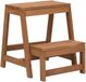 vidaXL - Tabouret - Pliable - Pin massif - Brun
