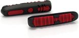 XLC BS-X04 plaquettes de frein - Course - 55mm - Jeu de 4 pièces - Noir/Rouge