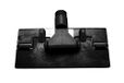Maya Professional Tools 47101-6 pad-houder met schroefdraad voor steel, FBK/levensmiddelhygiëne, 230 mm x 100 mm, zwart