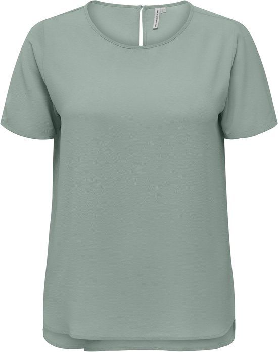 ONLY CARMAKOMA CARVICA S/S TOP WVN NOOS Dames Blouse