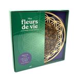 Mes fleurs de vie pour recharger l'énergie des pierres: L'art de recharger les pierres. Avec un livre d'initiation, 10 pierres roulées et brutes et une fleur de vie en bois