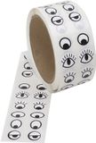 Creativ Company CC Sticker eyes, black, white, 2000 pc/ 1 pack