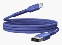 Fresh 'n Rebel FlexWave USB-A to USB-C Cable - 2m - Blue