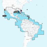 Navionics NN-779 NPSA004L-MEXICO, Caribbean to Brazil SA004L-PLATINUM +, multicolor, standaard