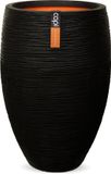 Capi Europe Vase Élégant Deluxe Rib NL - 55x85cm - Noir