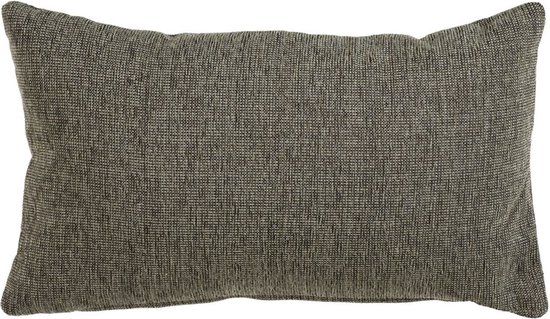 Kussen Polyester Katoen Grijs 50 x 30 cm