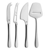 Grunwerg Windsor Carded 4-delige RVS Kaasmessenset 4BXCHKWDR, 18/0 roestvrij staal, zilver