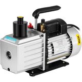 VEVOR Vacuümpomp 35,6 x 12,7 x 24,4 cm 226,53 l/min tweetraps airconditioning vacuümpomp 220 V 0,3 PA ultieme stofzuiger HVA gereedschap voor autoreparatie vacuümafvoer