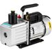 VEVOR Vacuümpomp 35,6 x 12,7 x 24,4 cm 226,53 l/min tweetraps airconditioning vacuümpomp 220 V 0,3 PA ultieme stofzuiger HVA gereedschap voor autoreparatie vacuümafvoer
