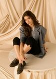 Manfield - Femme - Mocassins en cuir marron - Taille 42