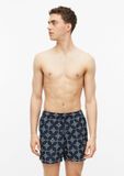 s.Oliver Badehose navy met printopdruk voor heren, maat M