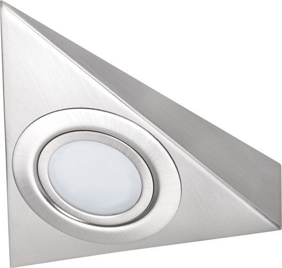 Kanlux ZEPO Onderbouw Keukenverlichting Driehoek - Staal