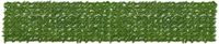 vidaXL Balkonscherm met bladeren Groen en Geel 400 x 75 cm