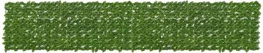 vidaXL Balkonscherm met bladeren Groen en Geel 400 x 75 cm