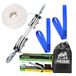 XSTRAP STANDARD Heavy-Duty 2 lbs breeksterkte 50 FT touw takel, 1000 lbs werklast blok en tackle katrol systeem voor het tillen van zware voorwerpen (wit)