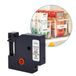 Double Dragon 5-Pack Compatibele Label Tape voor Dymo D1 45013 Zwart op Wit 12mm x 7m