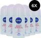 Nivea Pearl & Beauty Déodorant Roller - 6 x 50 ml