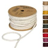Halbach Seidenbänder Jute koord, jute, crème, 5 mm | 20 m