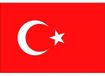 Bellatio Decorations Vlag van Turkije stickers - 10x - 7 x 10 cm - Landen - Turkse vlaggetjes - versiering - feestartikelen
