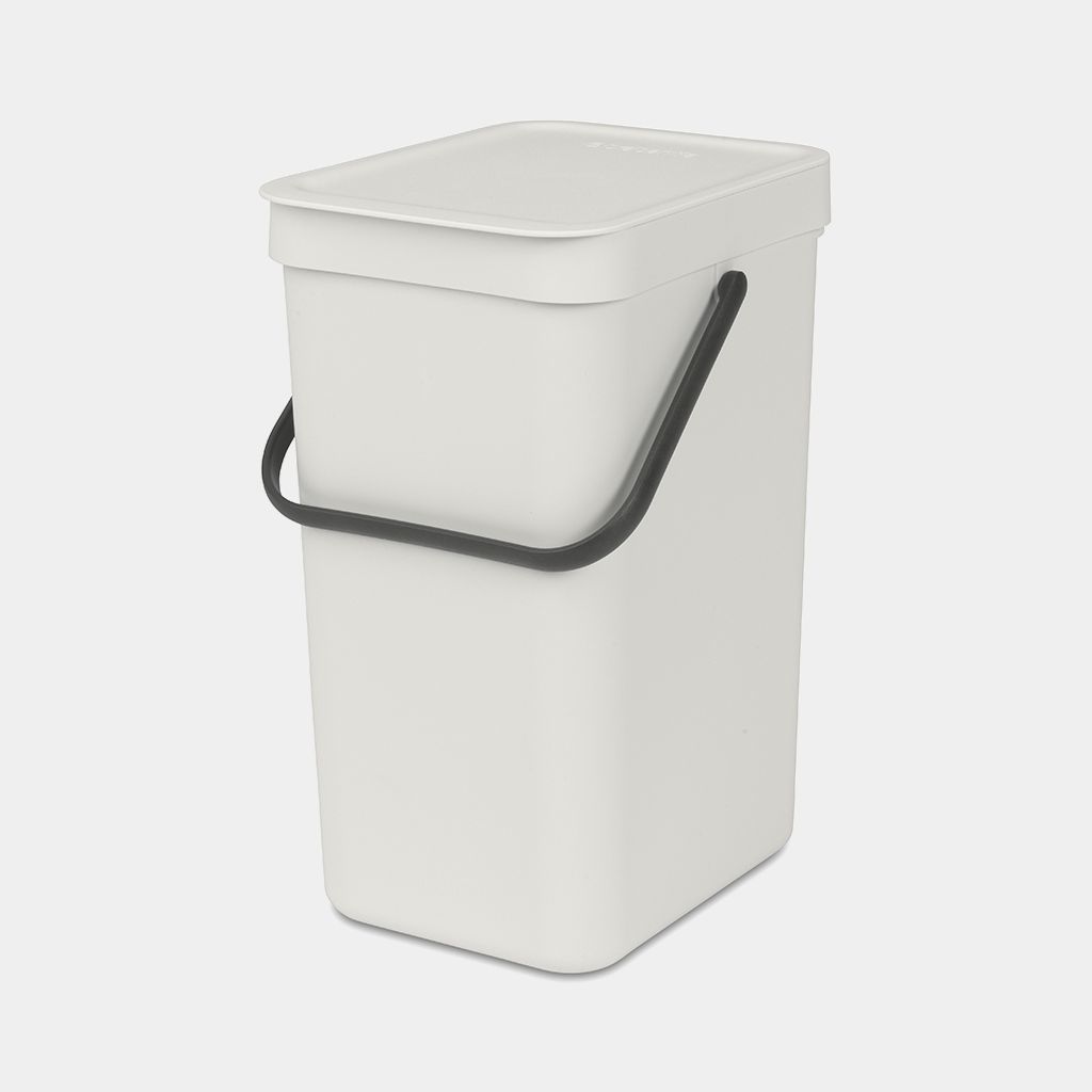 Brabantia Sort & Go Prullenbak - 12 liter - Grijs