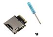 KALEA-INFORMATIQUE Adapter voor het gebruik van een Type A CF Express-kaart in plaats van een M2 NVMe SSD. Lees en schrijf naar de CFExpress-kaart of gebruik deze als een SSD.