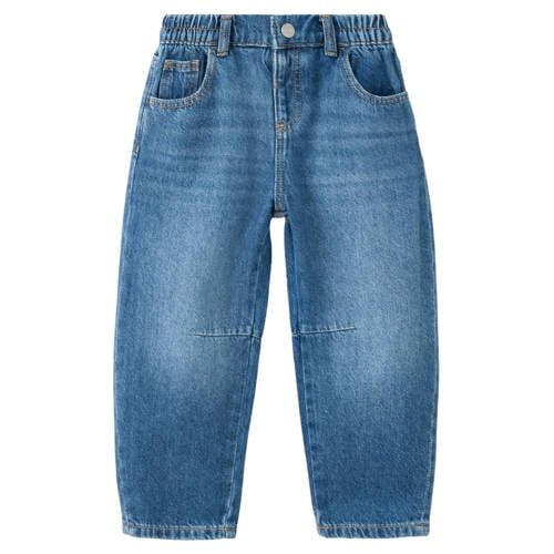 Mango Kids ballon barrel jeans - mediumblauw