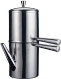 Ilsa Napoletana - Cafetière - RVS - 3 kops