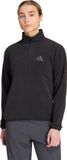 Adidas Terrex Terrex Multi Essentials Fleece Jack Met Halflange Rits - Dames - Zwart