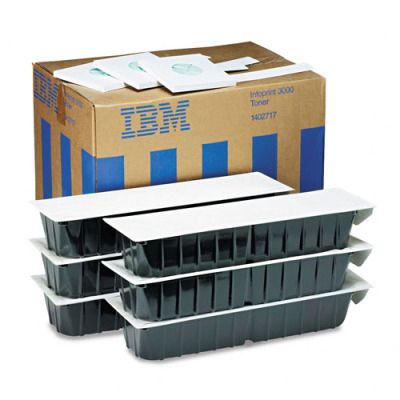 IBM 1402717 Toner Cartridge - Black - 6 Pack - Compatible with InfoPrint 3000