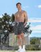 Nike Swim Sneakers Men's 7" Volley Shorts NESSE522-001 Zwart Maat S