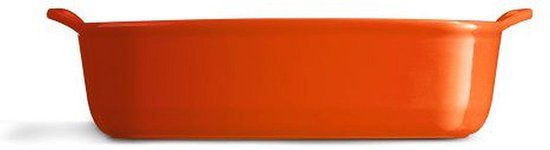 Emile Henry Ovenschaal - Toscane - Oranje - Aardewerk - 22 x 14 x 5.5 cm / 0.7 L