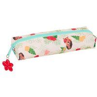 Safta VAIANA Rechthoekig etui voor kinderen, ideaal voor kinderen van schoolleeftijd, comfortabel en veelzijdig, kwaliteit en duurzaamheid, 22 x 7 x 40 cm, beige/blauw