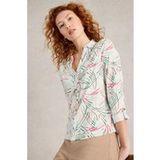 White Stuff Annie Jersey Chemise Imprimé Vert